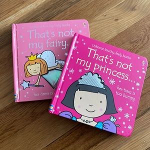 Usborne Princess and Fairy Book Lot Board Boons